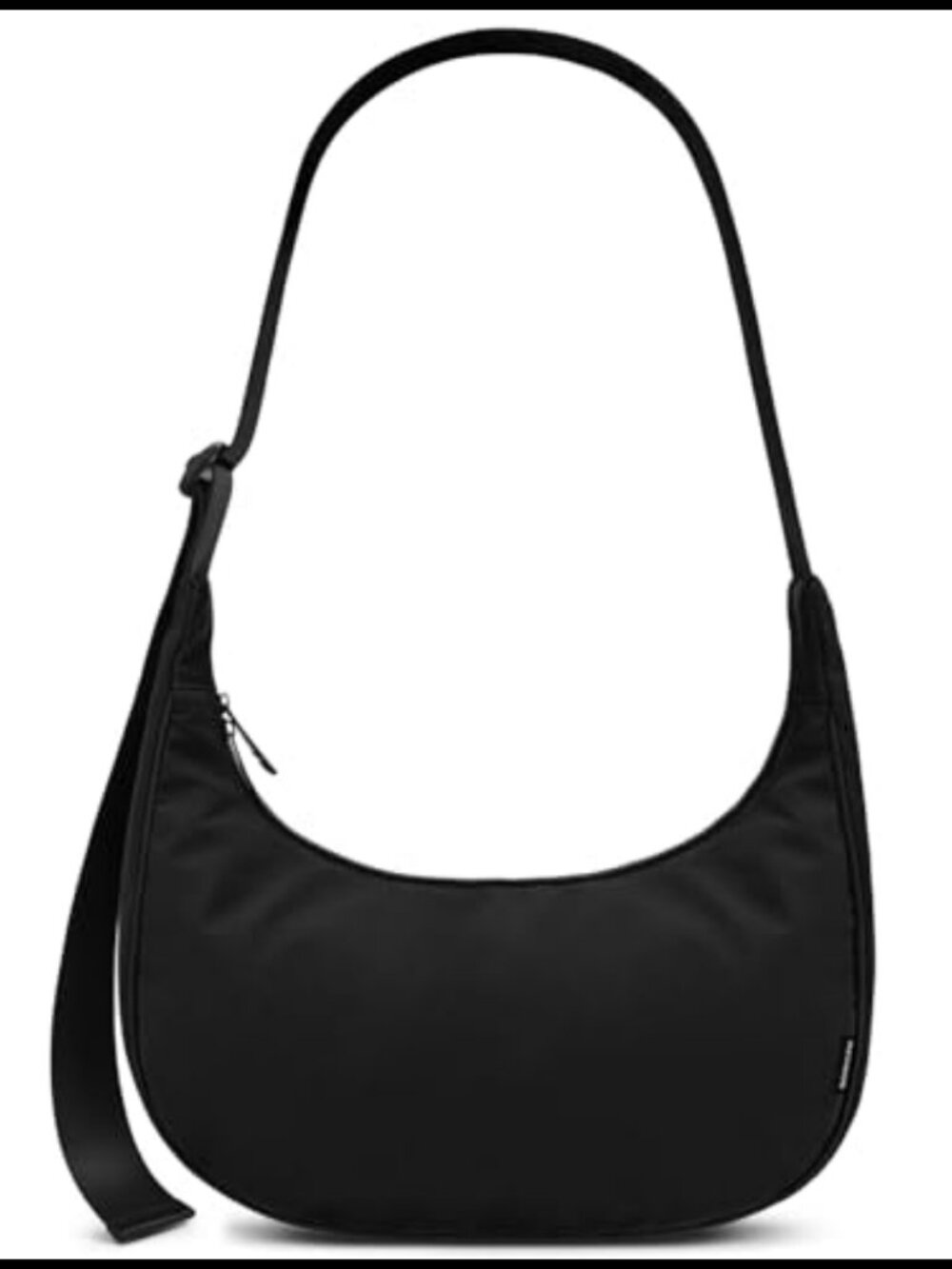 Iioscre Crescent Crossbody Bag Adjustable Strap Nylon Hobo Purse